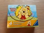 Doos van 4 puzzels Winnie The Pooh, Ophalen, Zo goed als nieuw