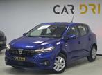 Dacia Sandero 1.0 i CAPTEUR/LED/CARPLAY/CRUISE/DAB/1ER PROPR, Stof, Gebruikt, Zwart, Blauw