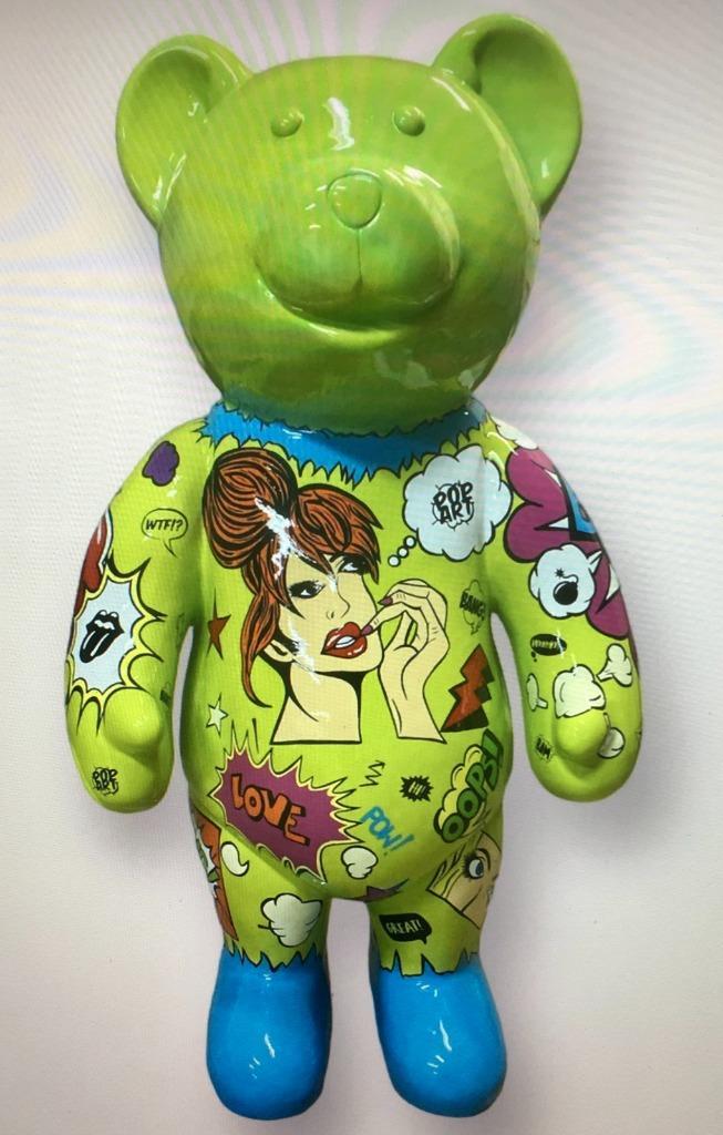 beer kunstbeeld Teddyberen, Tuin en Terras, Tuinbeelden, Nieuw, Abstract beeld, Kunststof, Ophalen of Verzenden