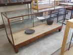 vintage winkeltoog vitrine vitrinekast showcase counter, Antiek en Kunst, Ophalen