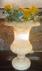 Onyx vaas met verlichting te koop., Ophalen of Verzenden