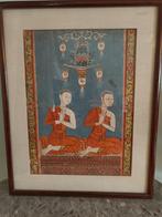 Scène orientale peinte à la main, Enlèvement ou Envoi