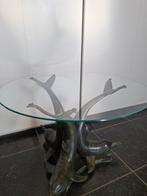 Vintage bronzen tafel. Dolfijnen., Antiek en Kunst, Ophalen