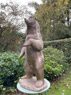Statue d'ours, bronze, jardin, pelouse, manège, 120 cm, Enlèvement, Neuf, Synthétique, Animal