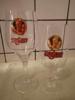 2 x Satan glas., Ophalen of Verzenden, Nieuw, Bierglas