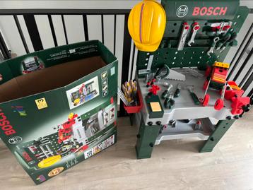 Speelgoed werkbank Bosch - 150 delig, Kinderen en Baby's, Ophalen, Zo goed als nieuw