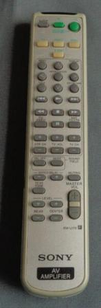 Télécommande de l'AMPLIFICATEUR AV SONY RM-U170 Télécommande, TV, Hi-fi & Vidéo, Utilisé, Enlèvement ou Envoi