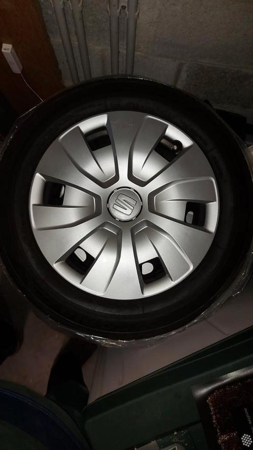 4 complete wielen Bridgestone 185/60 R15 zomerbanden, Auto-onderdelen, Banden en Velgen, Gebruikt, Ophalen
