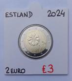 2 EURO 2024   ESTLAND    DE KORENBLOEM    € 3, Postzegels en Munten, Munten | Europa | Euromunten, Ophalen of Verzenden, Estland