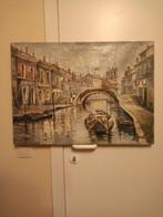 Venetië olieverfschilderij op doek, Antiek en Kunst, Ophalen