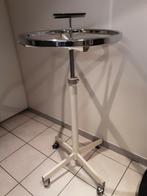 Chrome  kledingrek rond, verstelbaar, wieltjes, Kleding | Dames, Kledingrekken, Ophalen, Zo goed als nieuw