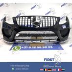 W166 GLE AMG VOORBUMPER GLE 350 450 43 AMG ZWART + GT GRIL o, Gebruikt, Voor, Mercedes-Benz, Ophalen of Verzenden
