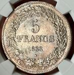 Belgium 5 Francs 1833 Positie A, Verzenden, Zilver, Losse munt, Zilver