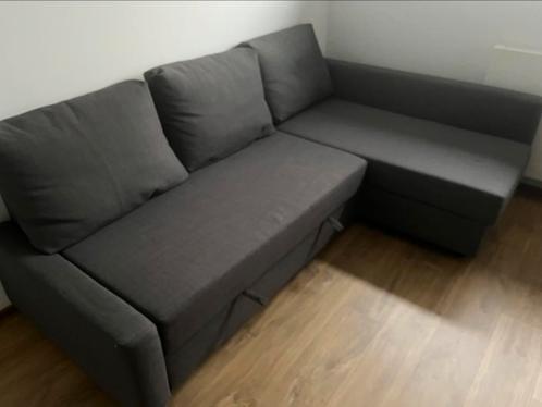 Ikea 3 persoons zetel + slaapbank, Huis en Inrichting, Slaapkamer | Slaapbanken, Zo goed als nieuw, Grijs, Ophalen