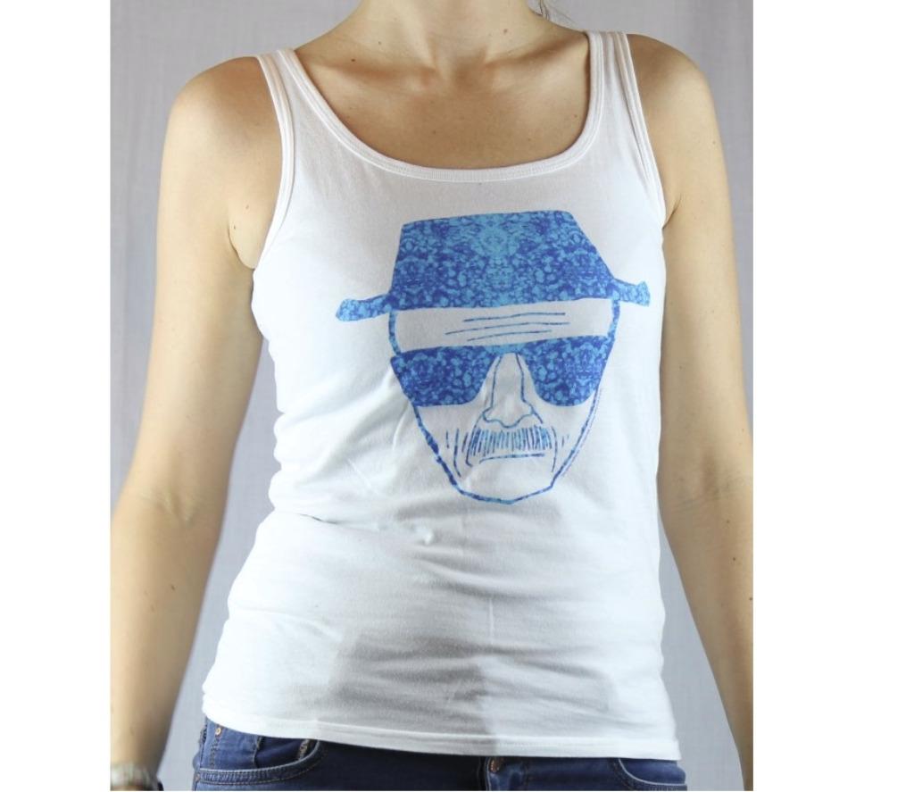 Wit topje van Breaking bad - Maat small, Kleding | Dames, Topjes, Wit, Verzenden
