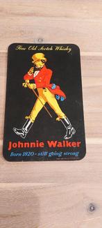 Pancarte JOHNNIE  WALKER Fine Old Scotch Whisky  1950 - 60 ?, Ophalen of Verzenden, Zo goed als nieuw, Reclamebord