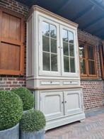 Eiken buffetkast/vitrinekast GRATIS LEVERING, Ophalen of Verzenden, Zo goed als nieuw