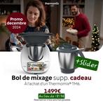 Le Thermomix avec second bol et Slider OFFERT!!, Elektronische apparatuur, Ophalen of Verzenden, Nieuw