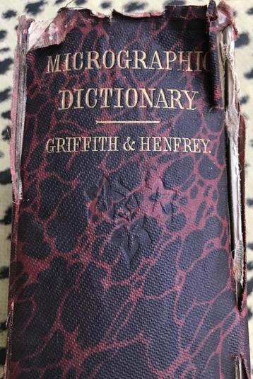 Micrographic Dictionary    (1856) beschikbaar voor biedingen