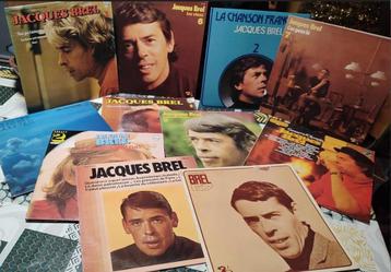 vinyles 33T le lot "Jacques Brel "
