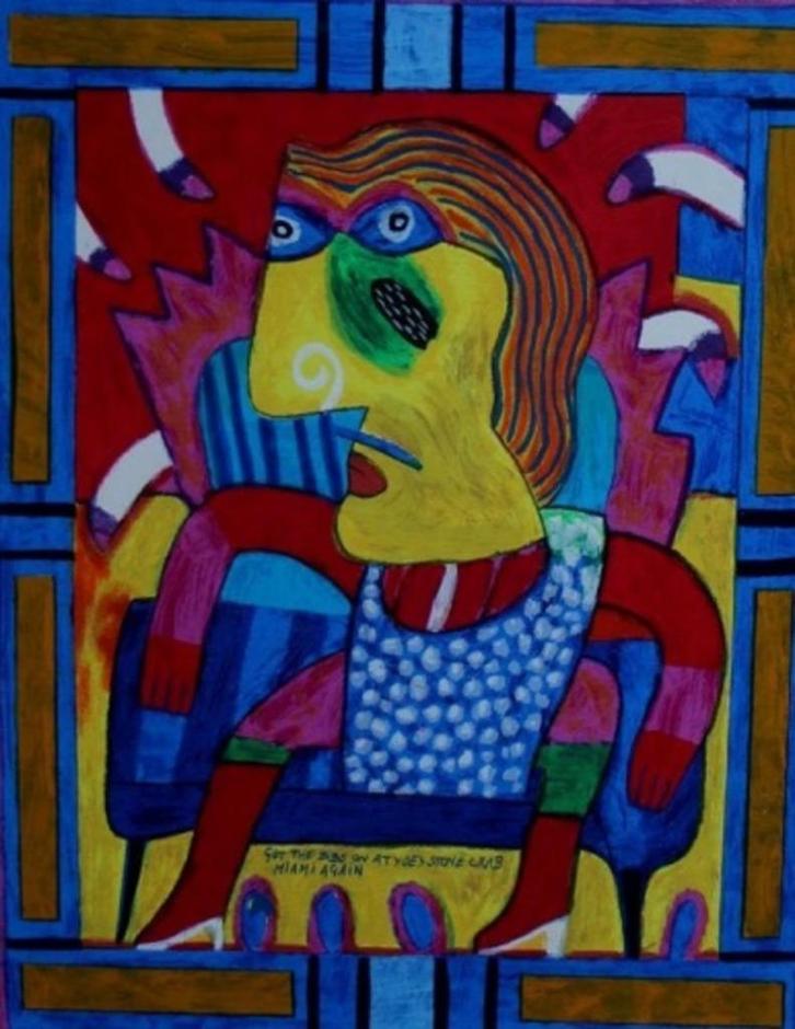 Clemens Briels - "Got The Bibs", Antiek en Kunst, Kunst | Litho's en Zeefdrukken, Verzenden