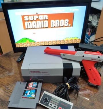 Nintendo NES action set super Mario Bros  Fonctionne parfait beschikbaar voor biedingen