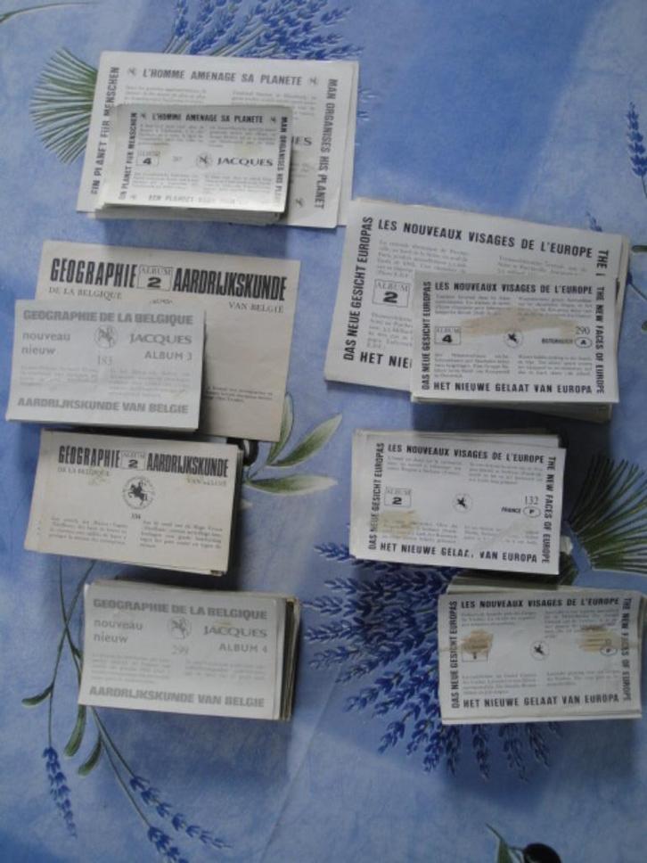 Lot Chromos chocolat JACQUES, Collections, Photos & Gravures, Utilisé, Enlèvement ou Envoi