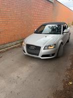 Audi A3 cabrio zilver mettallic goede staat, Auto's, Voorwielaandrijving, Zwart, 4 cilinders, Leder