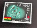 Ghana 1963 - 100 jaar Internationale Rode Kruis, Ophalen of Verzenden, Postfris