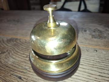koperen hotelbel, jaren 1900 beschikbaar voor biedingen