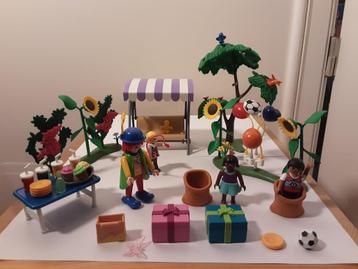Fête pour enfants PlayMobil avec clown, Envoi, Comme neuf, Ensemble complet
