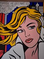 Roy lichtenstein Maybe, Antiek en Kunst, Kunst | Litho's en Zeefdrukken, Ophalen of Verzenden