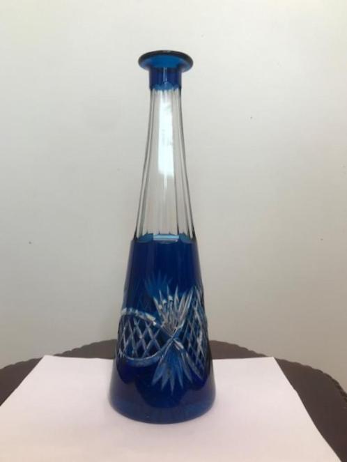 Carafe Val Saint-Lambert Crystal Blue ✨💎😍💑🎁👌, Antiquités & Art, Antiquités | Verre & Cristal, Enlèvement ou Envoi