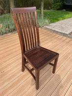 Koloniale stoelen (6st) in teak, Koloniaal, Brun, Enlèvement, Bois