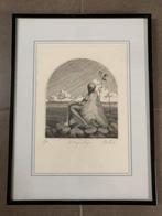 Ets in kader, Antiek en Kunst, Kunst | Etsen en Gravures, Ophalen of Verzenden