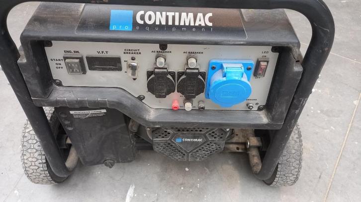 stroomgenerator zo goed als nieuw 6500Watt, Doe-het-zelf en Bouw, Aggregaten, Zo goed als nieuw, Benzine, 5 tot 10 kVA, Elektrisch startend