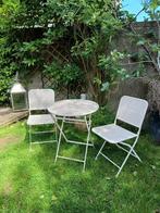 tuinset (tafel + 2 stoelen), Tuin en Terras, Overige materialen, Bijzettafel, Tuinset, 2 zitplaatsen