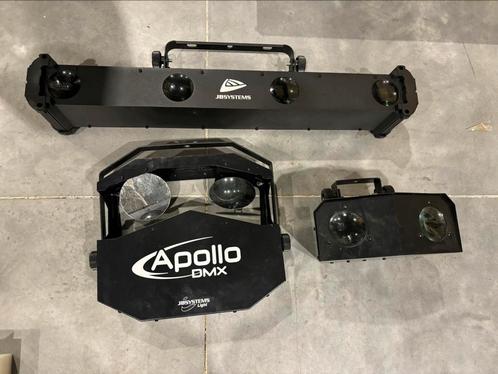 3x JB Systems Led Lichteffecten, Muziek en Instrumenten, Licht en Laser, Zo goed als nieuw, Licht, Geluidgestuurd, Kleur, Stroboscoopeffect