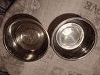 inox 2 grote honden kommen, Ophalen of Verzenden, Zo goed als nieuw, Overige materialen, Kom(men)