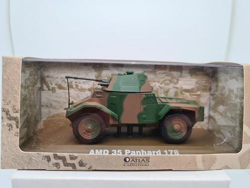Legervoertuig pantser AMD 35 Panhard 178 - Atlas 1:43, Hobby en Vrije tijd, Modelauto's | 1:43, Zo goed als nieuw, Overige typen