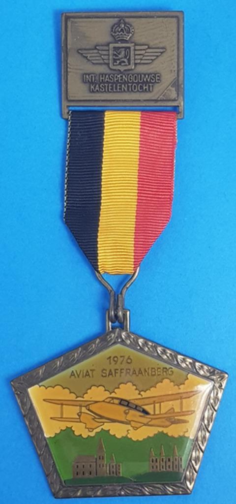 Haspengouwse Kastelentocht 1976  (  H37 ), Verzamelen, Militaria | Algemeen, Luchtmacht, Lintje, Medaille of Wings, Ophalen of Verzenden