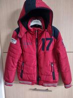 mooie rode winterjas met kap - Sevenoneseven - maat 146-152, Jongen of Meisje, Sevenoneseven, Jas, Zo goed als nieuw