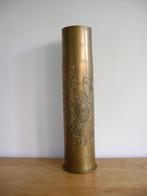 zeldzame grote WO1 trench art obus 1918 overwinning 10.5cm, Ophalen of Verzenden