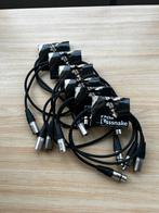 Lot de 6 cables micro 1m, Ophalen of Verzenden, Nieuw, Microfoon