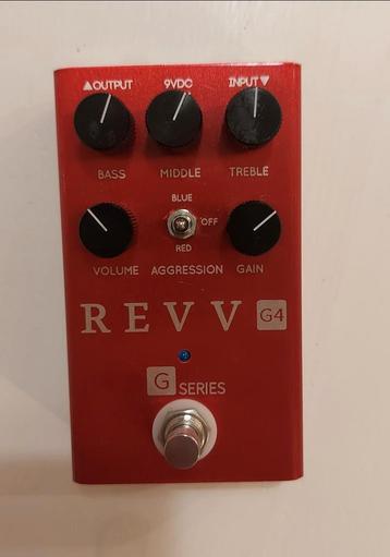 Revv G4 Distortion, Musique & Instruments, Enlèvement ou Envoi, Comme neuf, Distortion, Overdrive ou Fuzz
