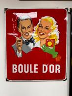 Panneau d'affichage en émail Boule D'Or 1953, Enlèvement ou Envoi