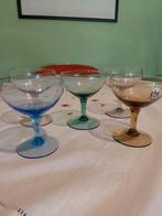 Verres en cristal vintage des années 1950., Enlèvement ou Envoi