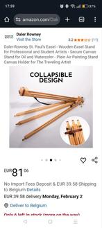 Schildersezel met draagzak, Hobby en Vrije tijd, Schilderen, Ophalen