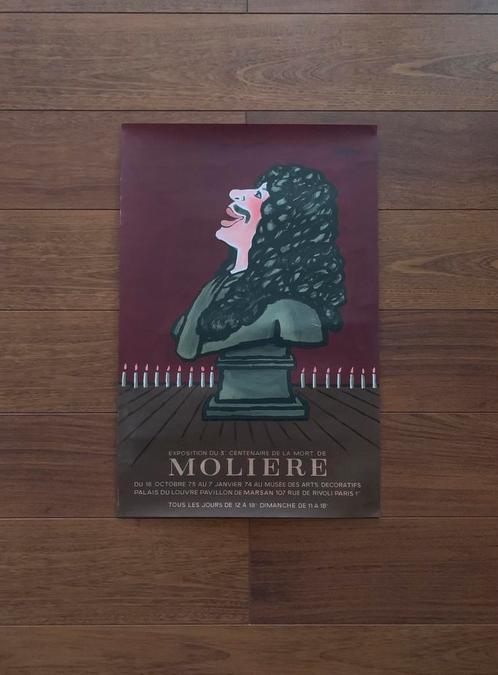 Affiche Exposition MOLIÈRE (1973), Collections, Posters & Affiches