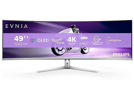 Philips Evnia 49M2C8900L, Informatique & Logiciels, Moniteurs, Neuf, 101 à 150 Hz, DisplayPort, HDMI, USB-C, Gaming, Haut-parleurs intégrés